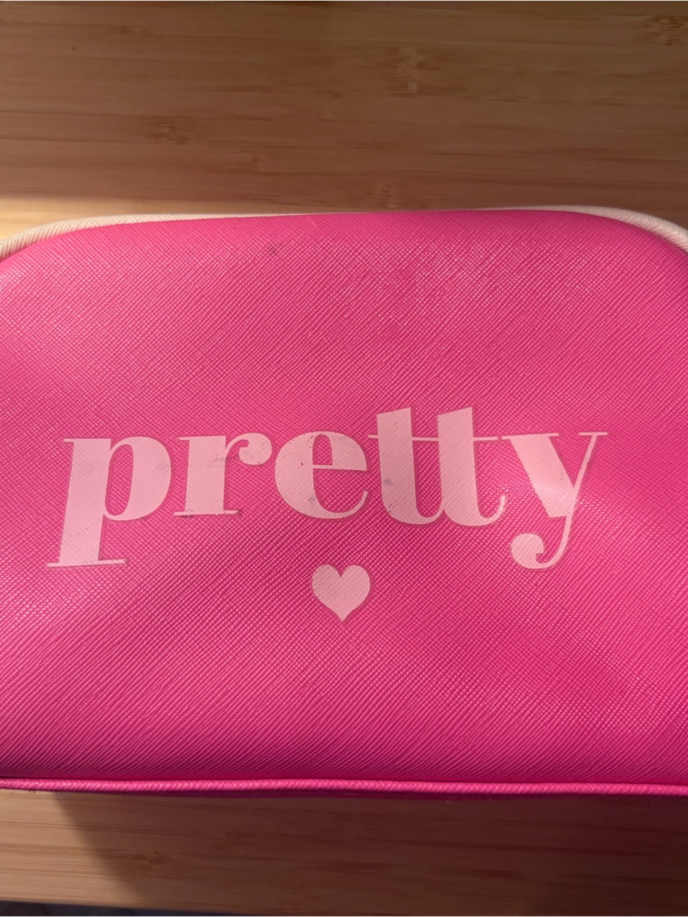 Pretty Pink Cosmetic Pouch